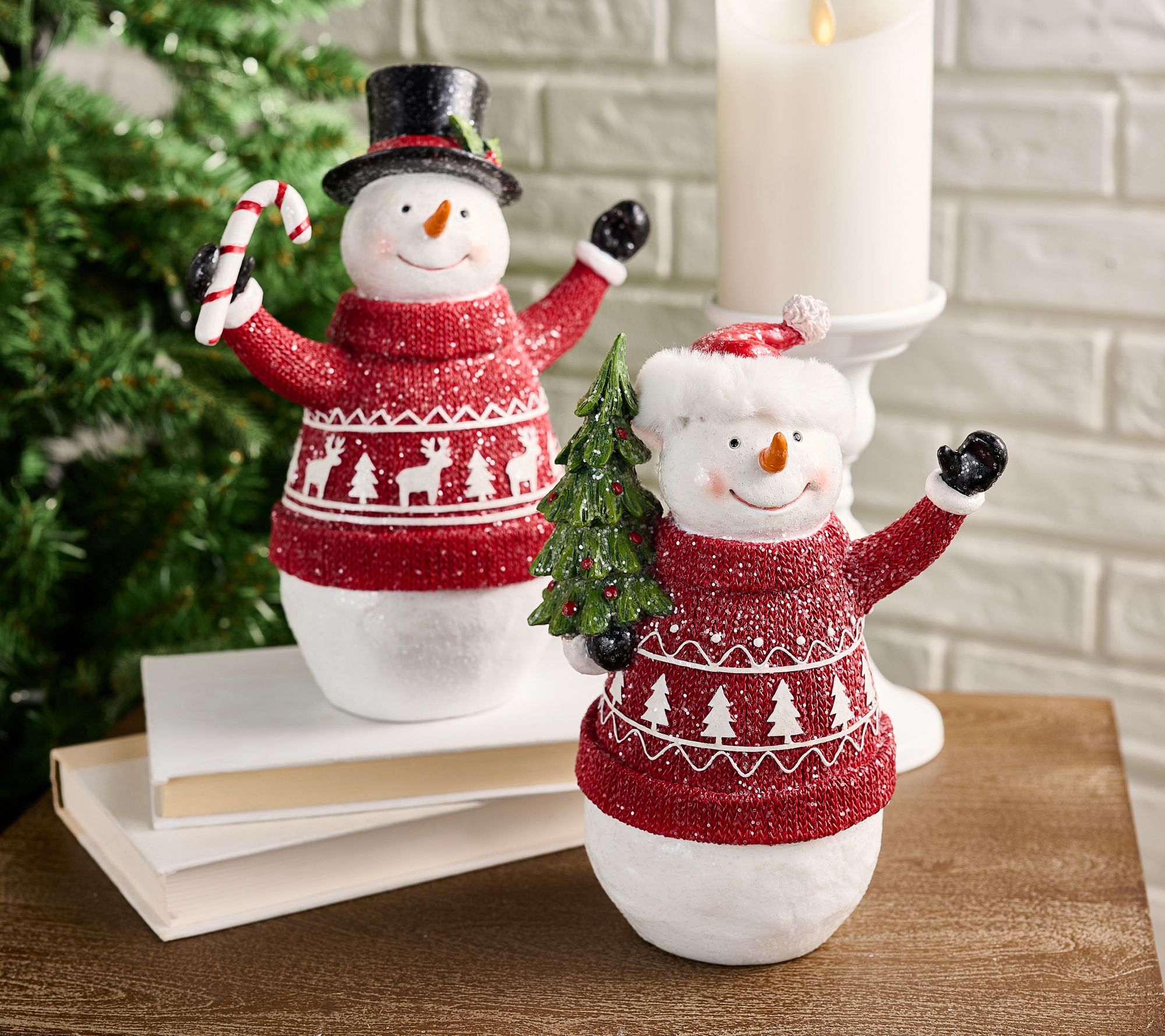 FOQUE - Two Piece Snowman Set - Navy main image 1