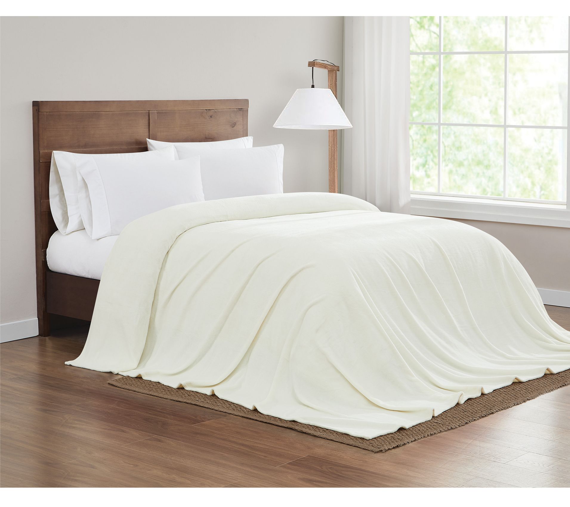 Truly Soft 110"x120" Velvet Plush Family Blanket