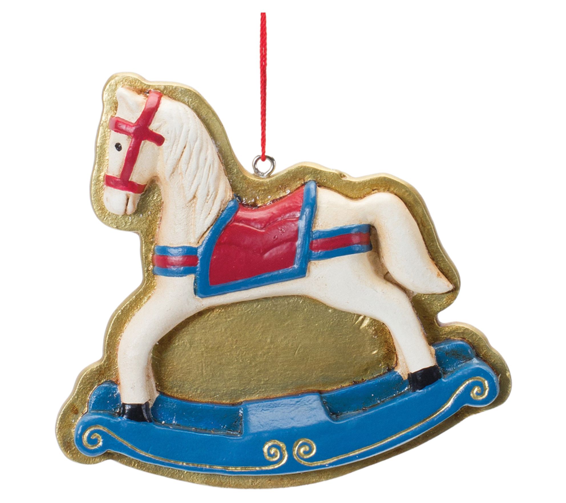 Melrose Rocking Horse and Toy Train Ornament (Set of 12) - QVC.com