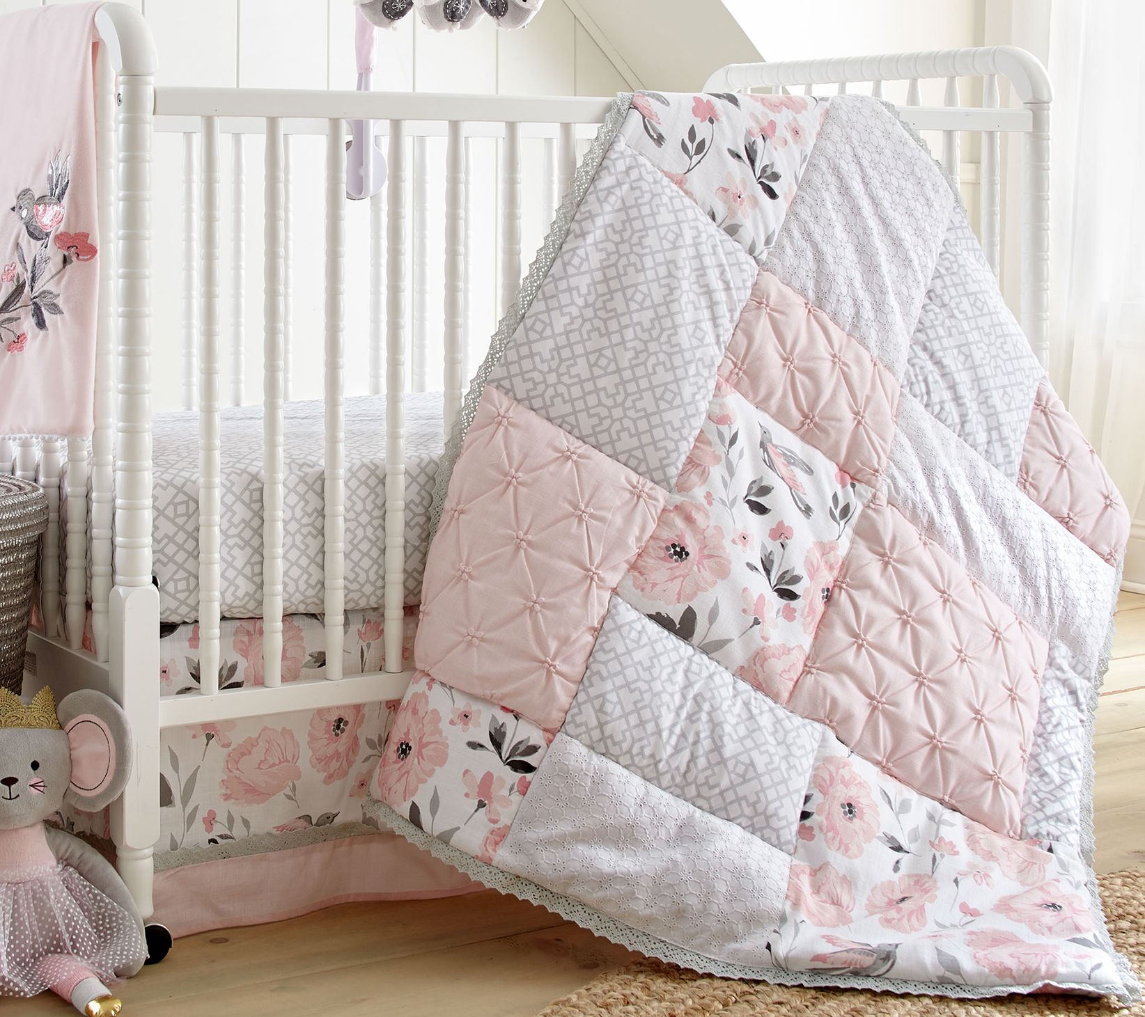 Levtex Baby Elise 5-Piece Crib Bedding Set - QVC.com