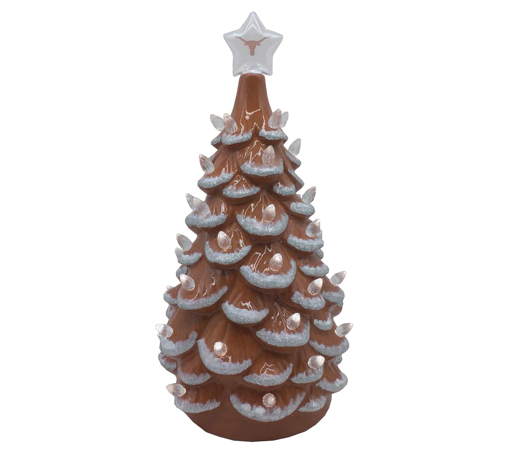 Santa's Workshop 14" Collegiate Light Up Ceramic Tree