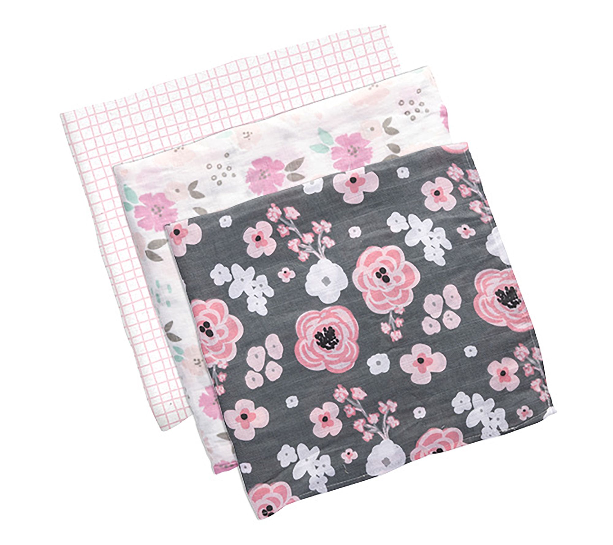 Stephen Joseph Muslin Blanket Set of 3