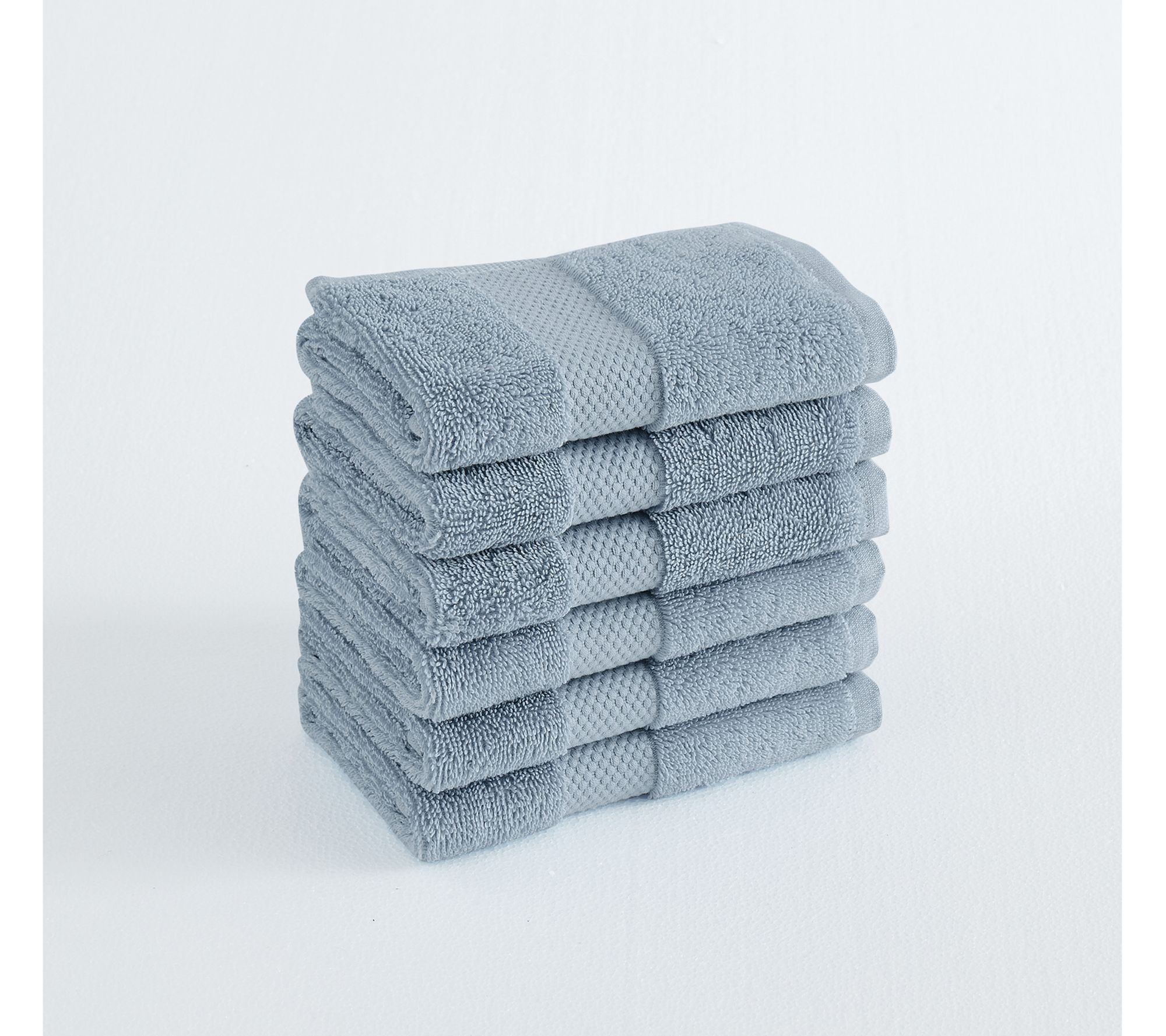 Royal Velvet Turkish Cotton 6-Pack Wash Cloth Set