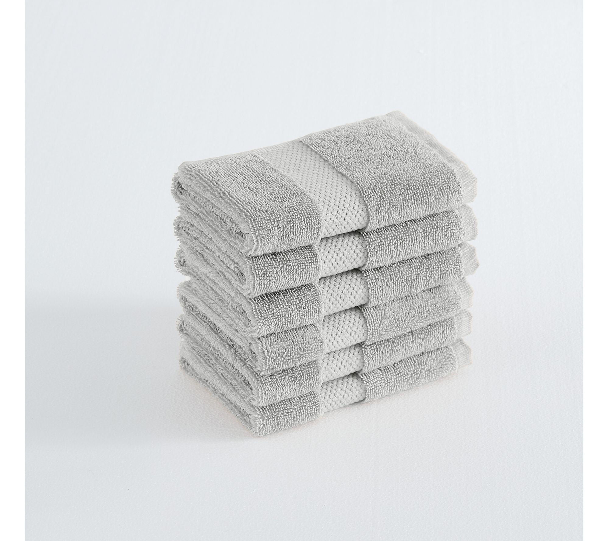 Royal Velvet Turkish Cotton 6-Pack Wash Cloth Set