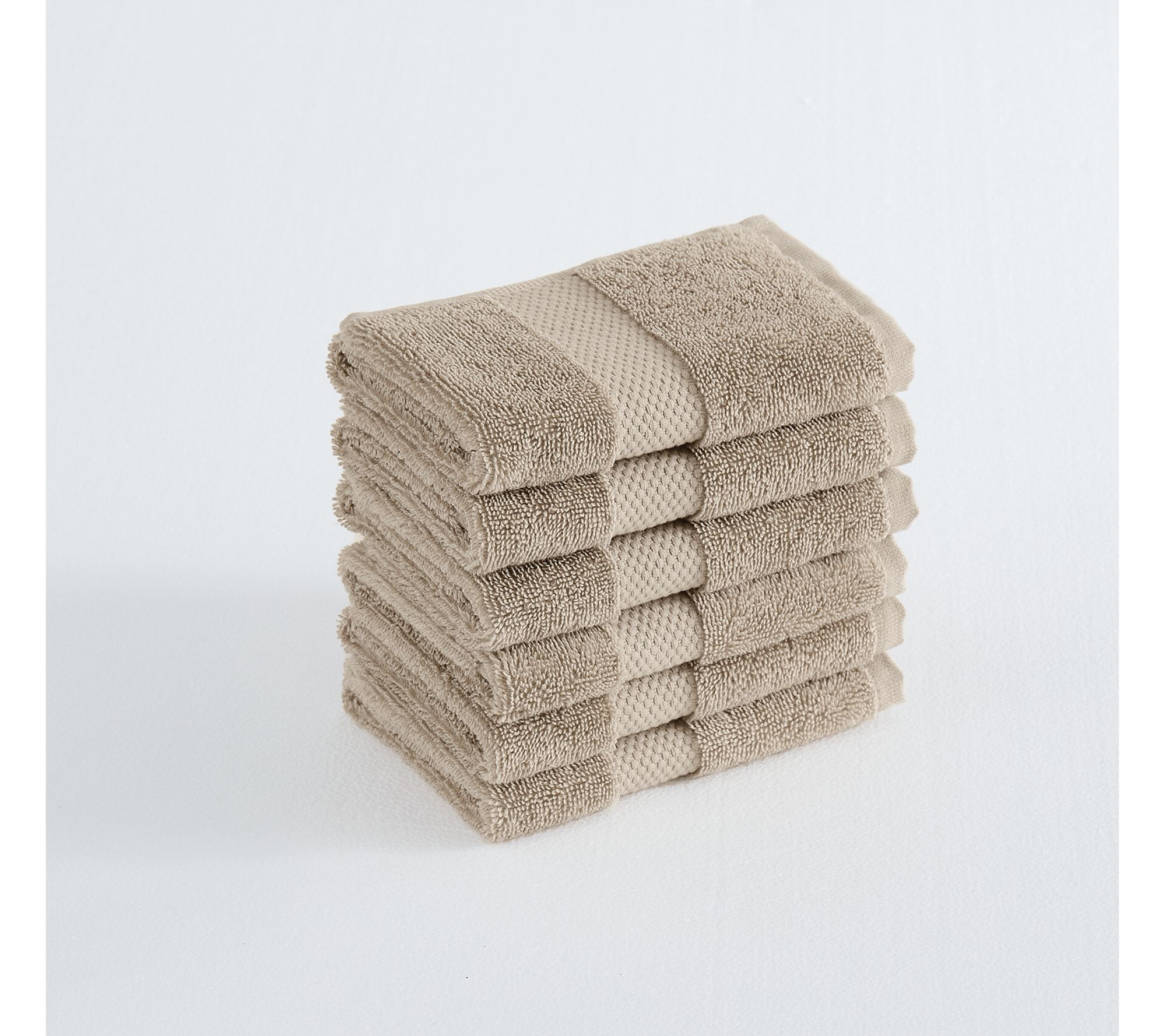 Royal Velvet Turkish Cotton 6-Pack Wash Cloth Set