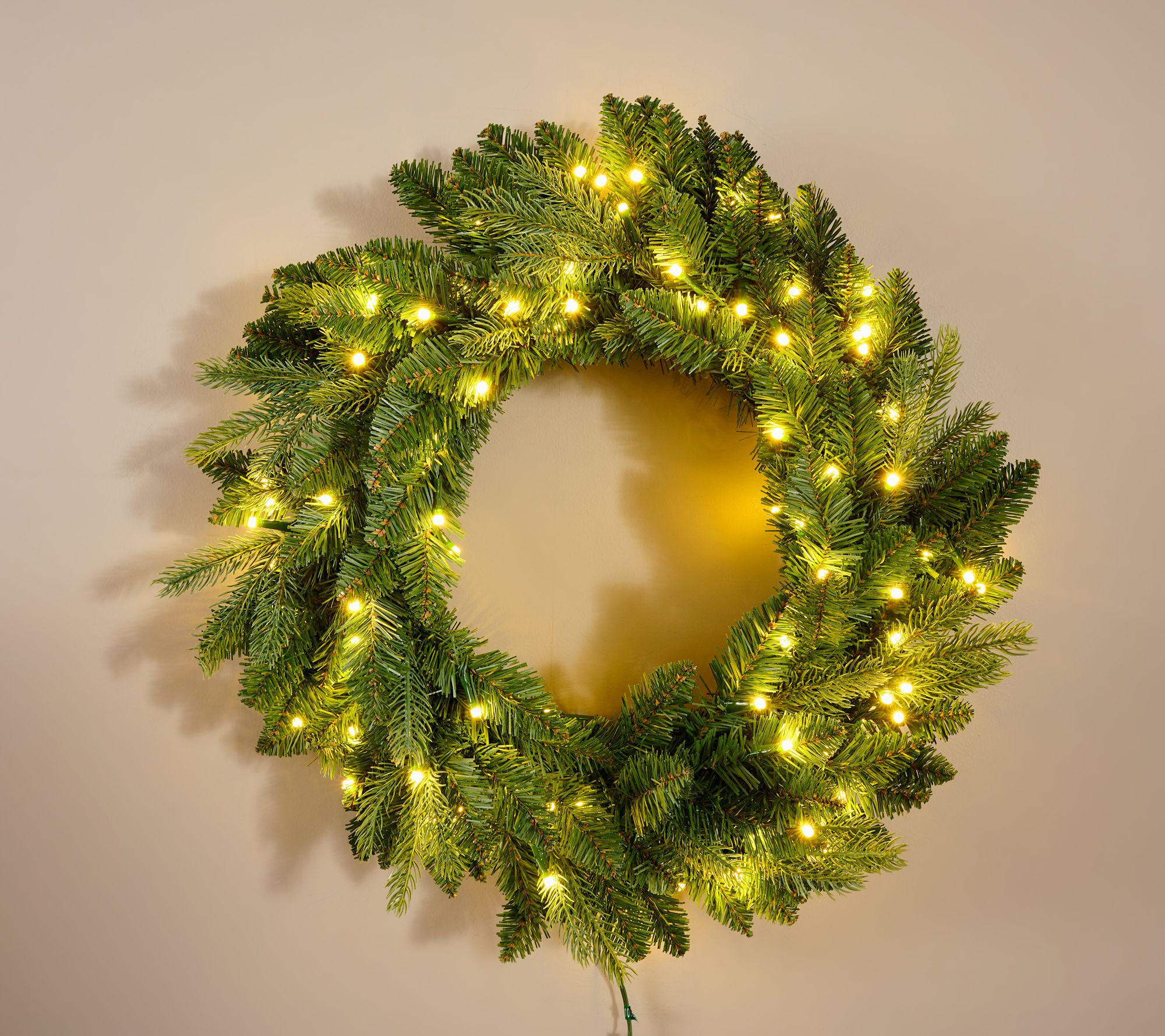 "As Is" Bethlehem Lights 24" Color Prism Wreath