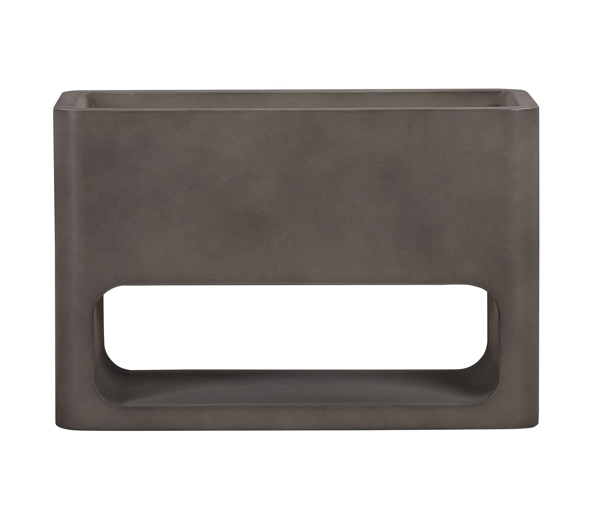 Armen Living Sunstone Indoor / Outdoor Planterin Concrete