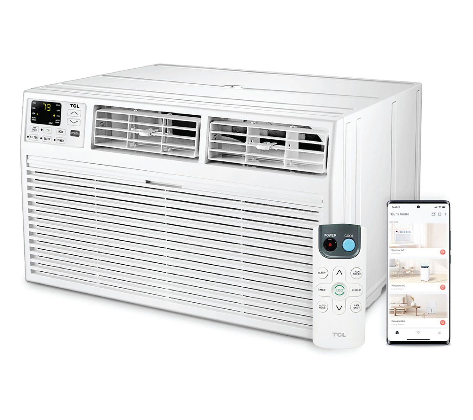 TCL 14,000 BTU 230V Smart Through-the-Wall Air Conditioner