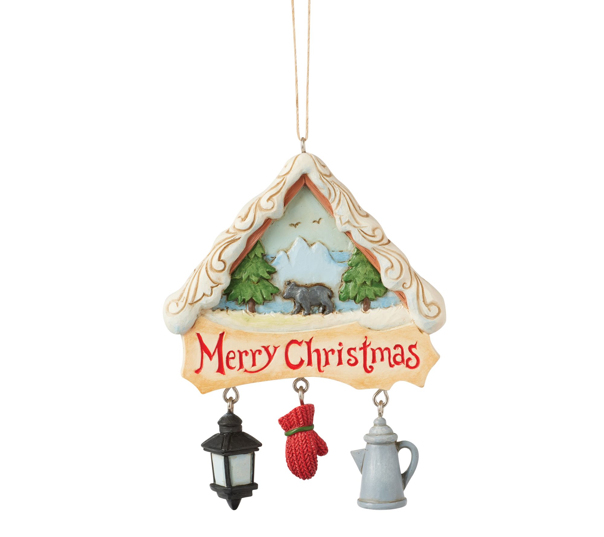 Jim Shore Heartwood Creek Christmas at the Lodge Orn 4.33in H