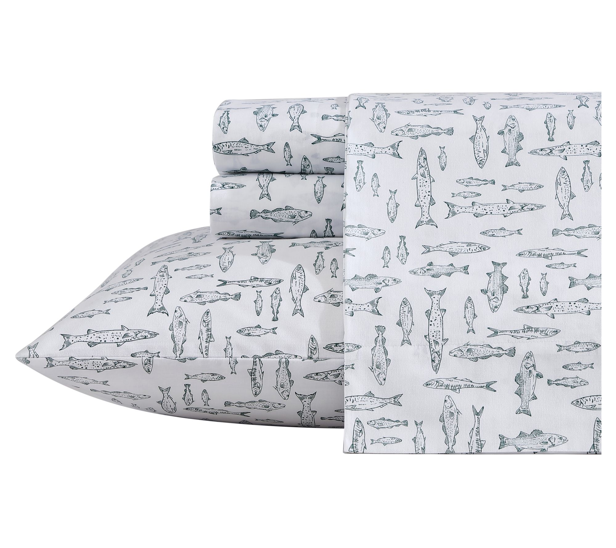 Eddie Bauer Albright Green Queen Sheet Set