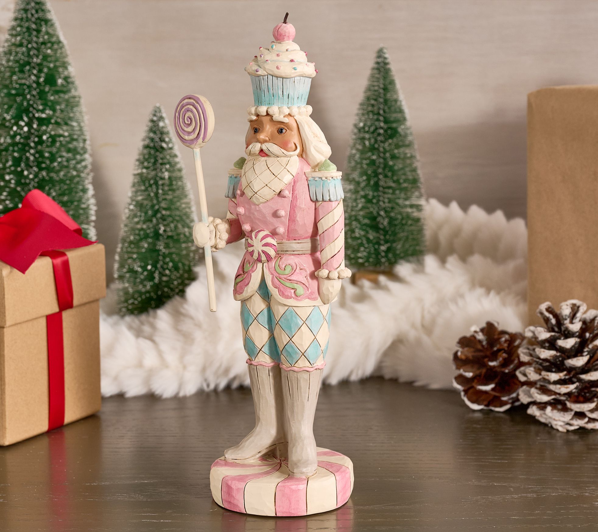 "As Is" Jim Shore Heartwood Creek 9" Toy Soldier with Lollipop