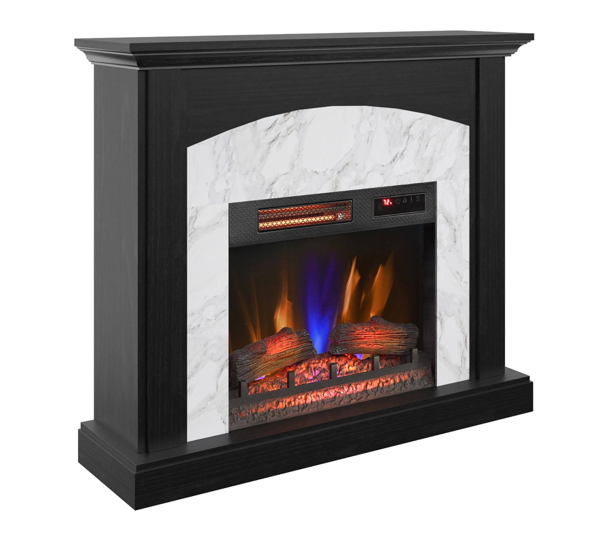 Duraflame Electric Wall Mantel Infrared Fireplace Heater