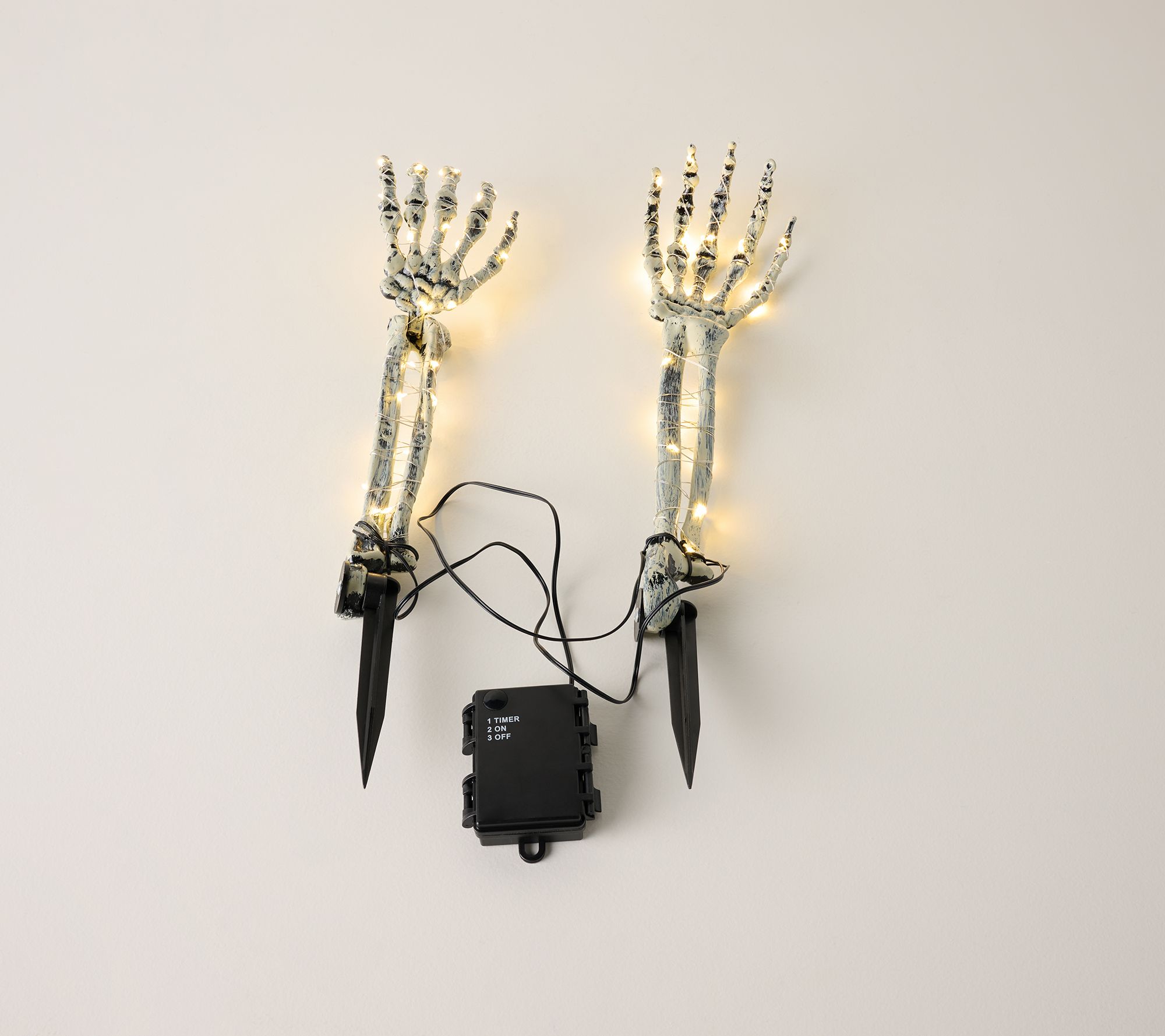 Hay & Harvest Indoor/Outdoor Lit Skeleton Hands
