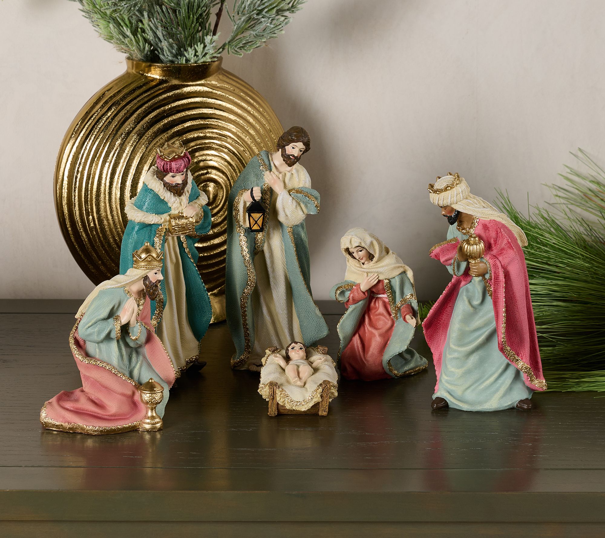 "As Is " 6-Piece Nativity Set by Valerie