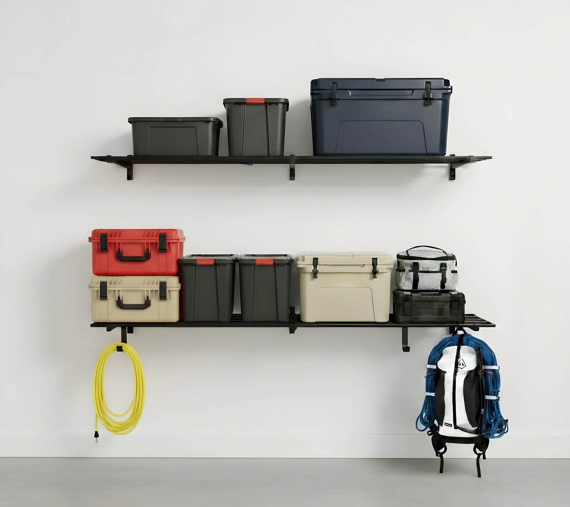 StoreYour 1' x 6' Bristol Garage Wall Mount Shelves - 2 Pack
