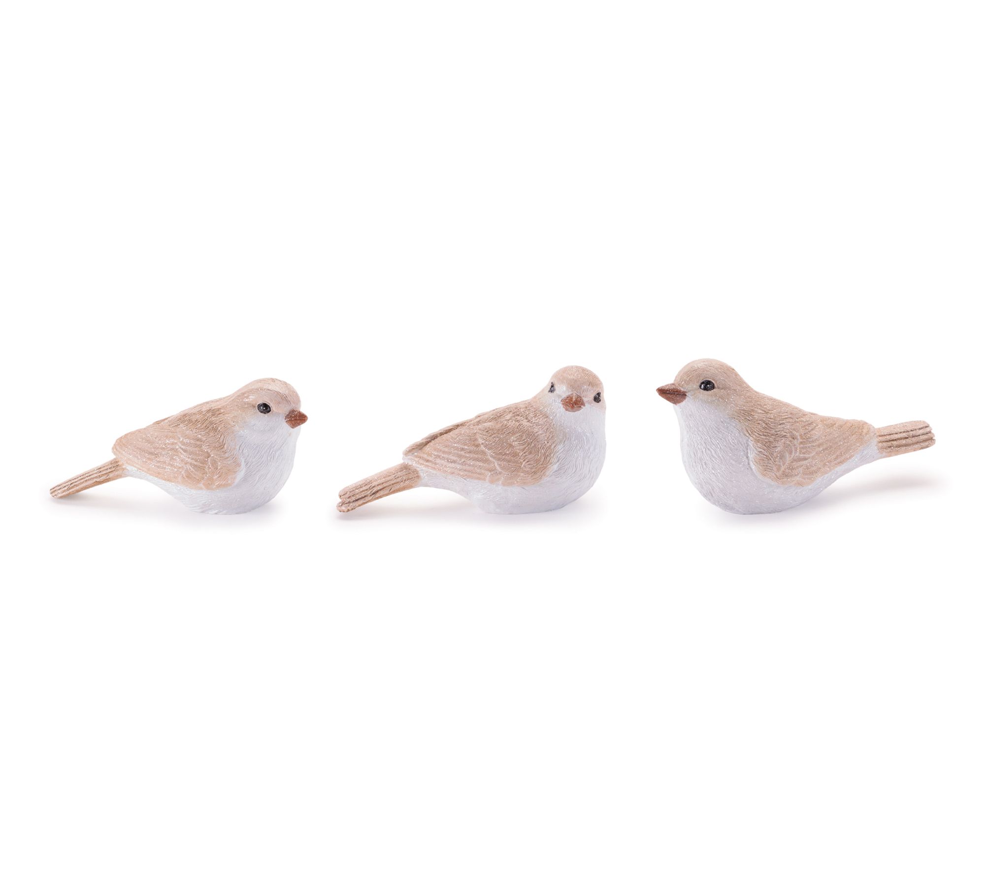 Melrose Glittered Bird Figurine (Set of 6)