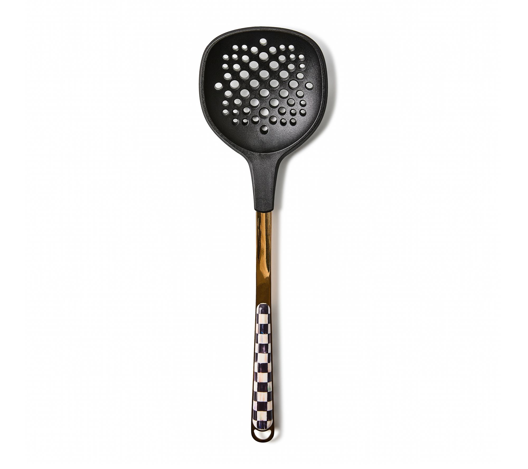 MacKenzie -Childs Check Slotted Turner