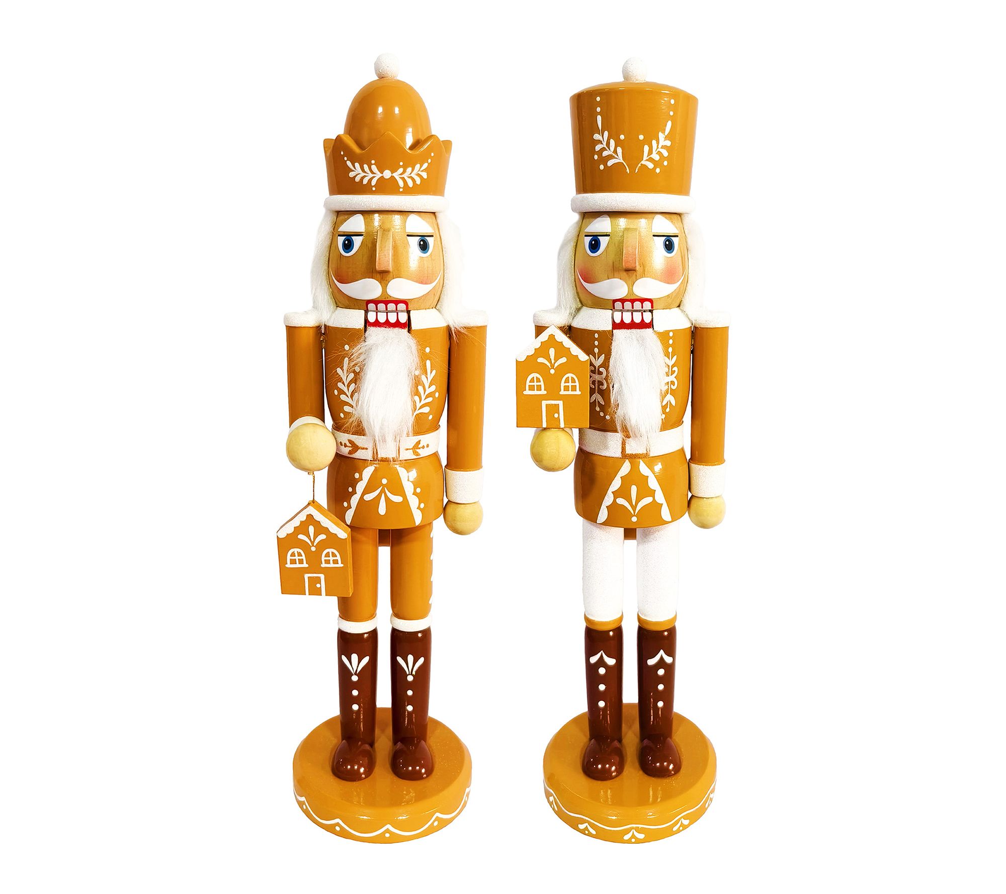 Santa's Workshop, Inc 14" Gingerbread Nutcrackers, 2" Asst.