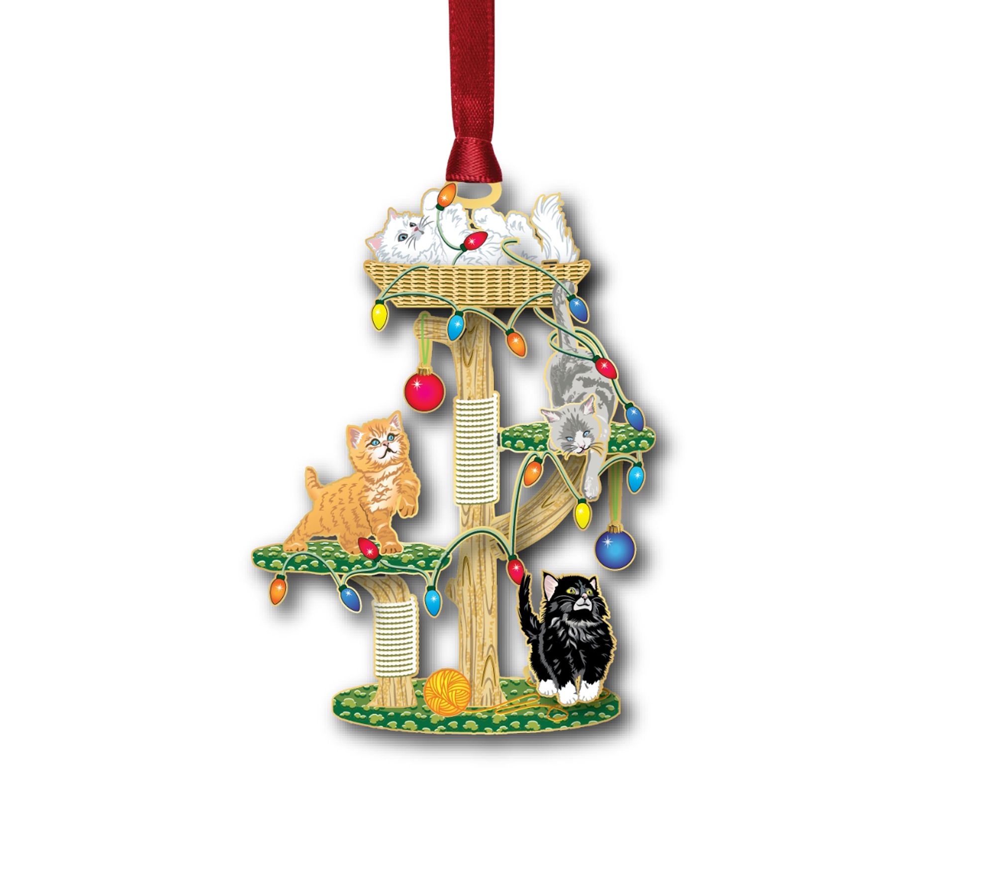 Beacon Designs Cats at Play Ornament