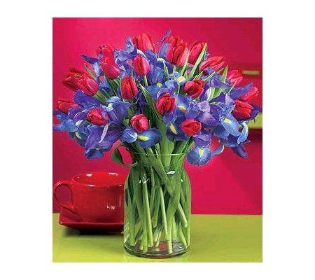 Deluxe Hugs & Kisses with Vase by ProFlowers - QVC.com