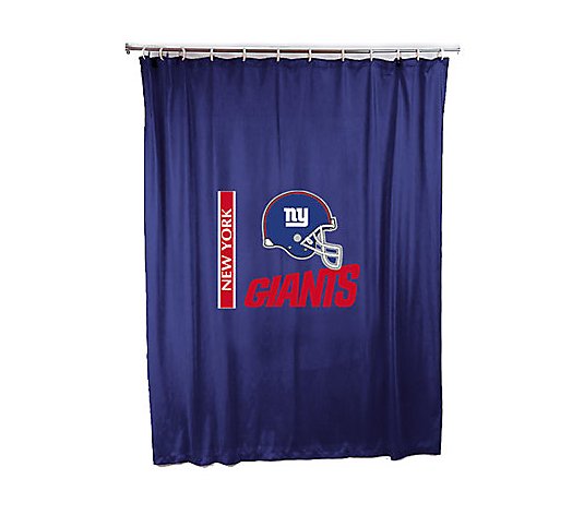 Nfl New York Giants Shower Curtain, New York Giants Shower Curtain
