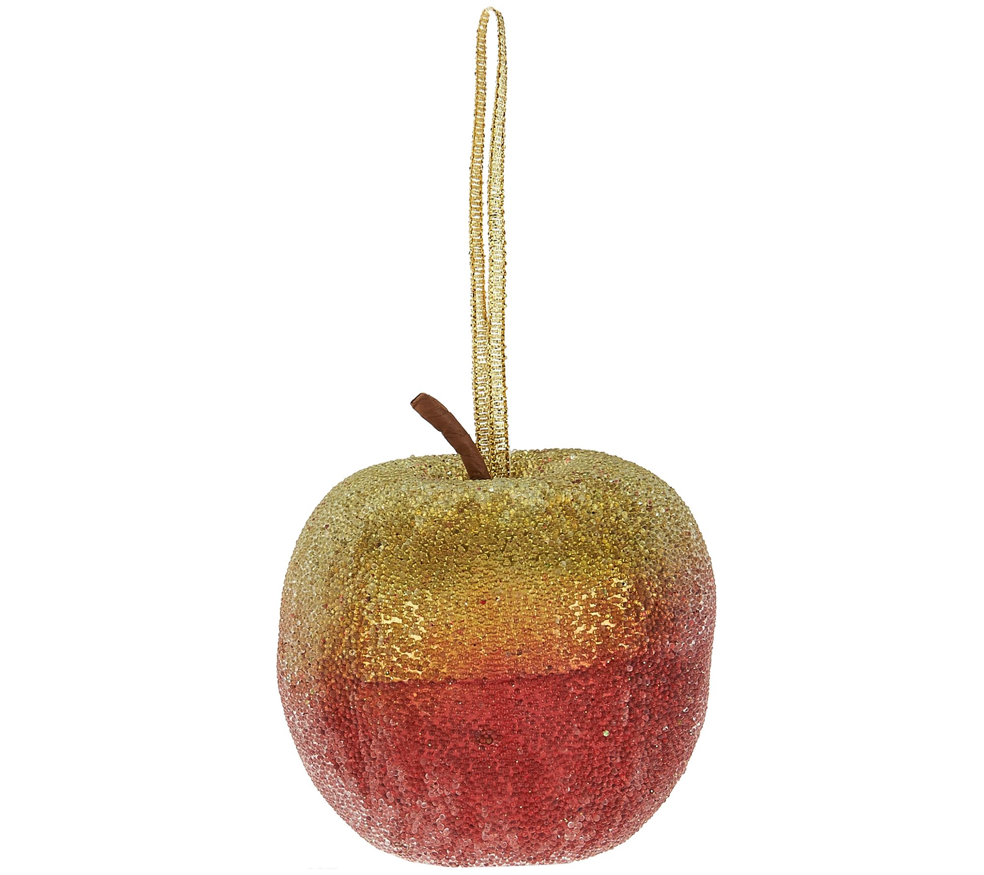 Set of 6 Beaded Fruit Ornaments by Valerie