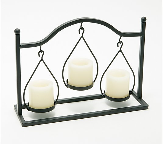 Candle Impressions 7.5" Hanging Metal Mini Candle Mobile