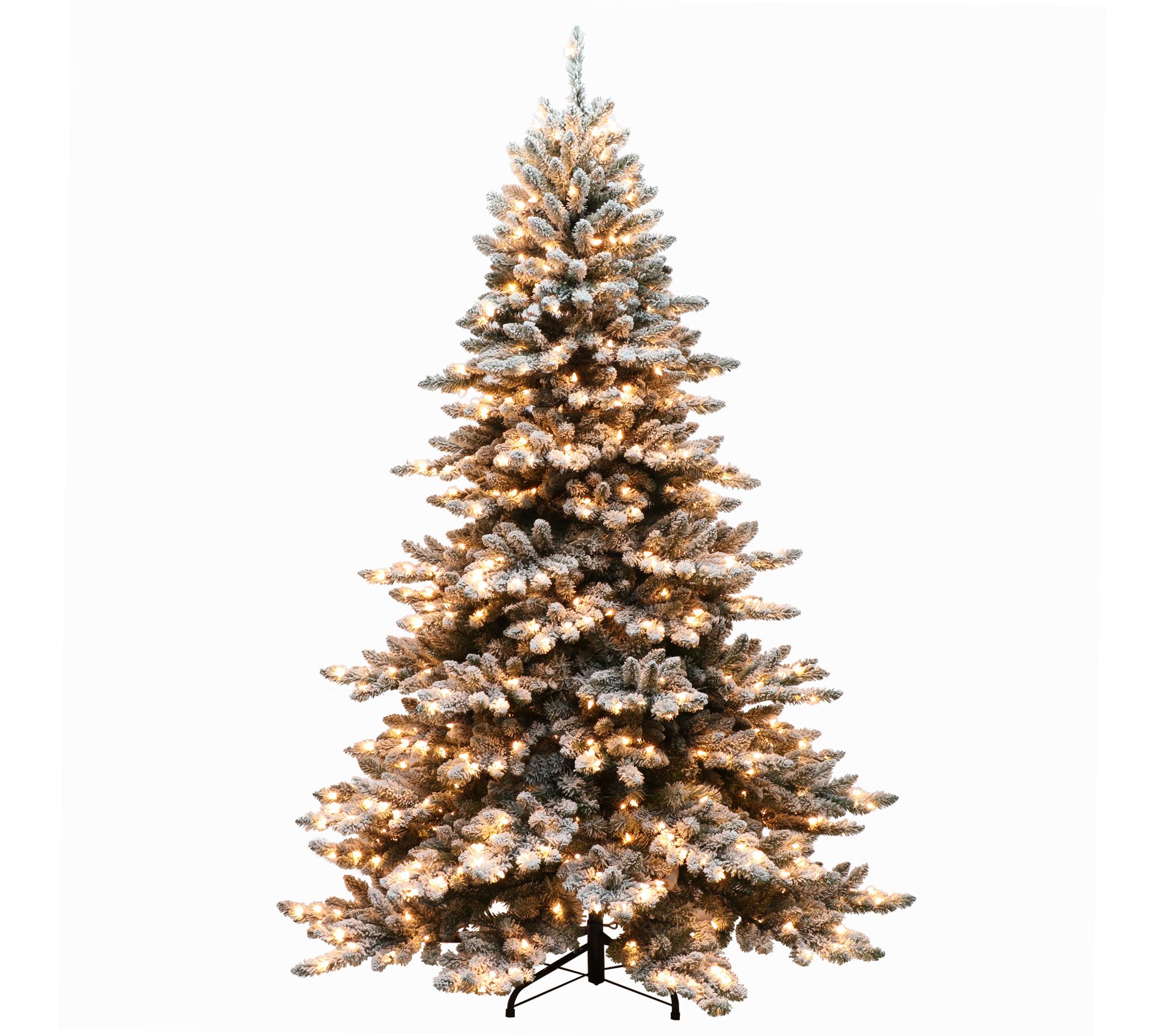 Puleo 9' Flocked Royal Majestic Spruce Christma s Tree