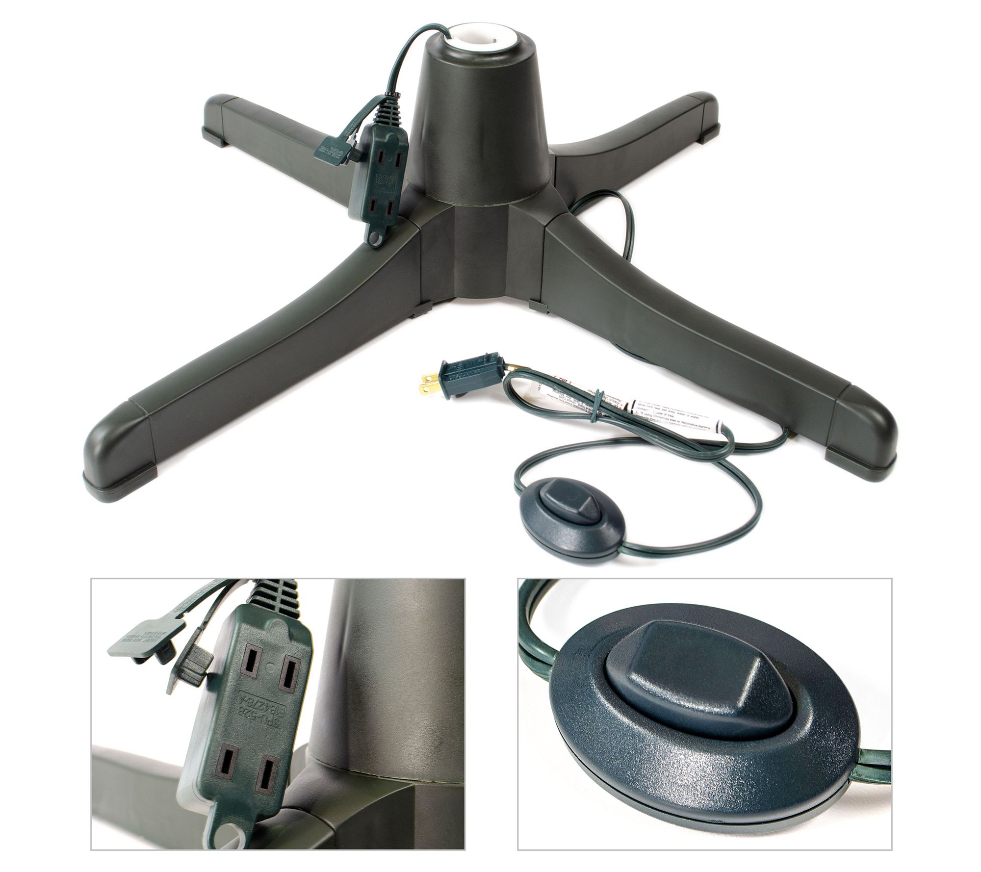 Puleo Rotating Tree Stand for 7 to 7.5 foot Christmas tree