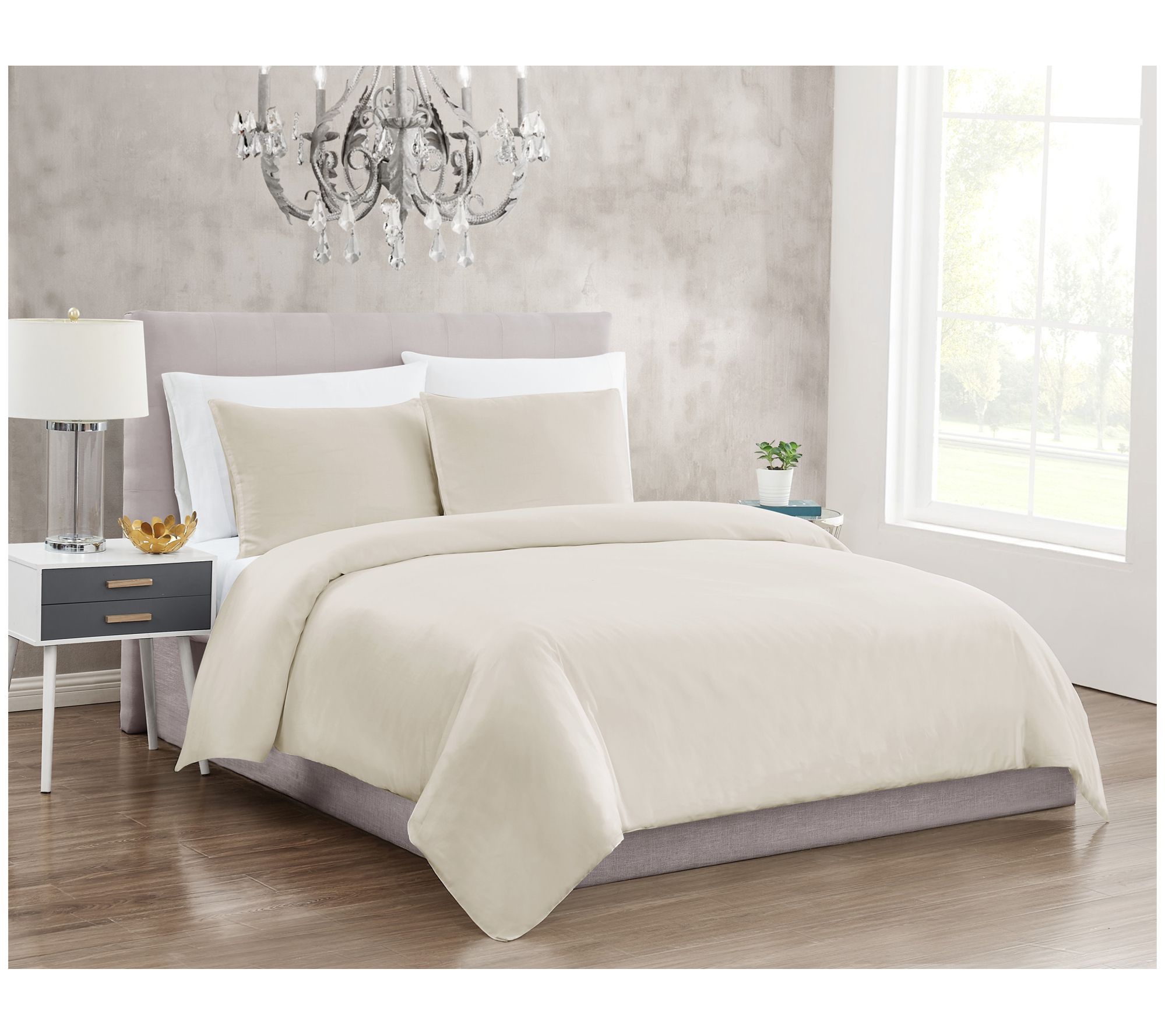 Christian Siriano NY 300TC Cotton Sateen King Duvet Set