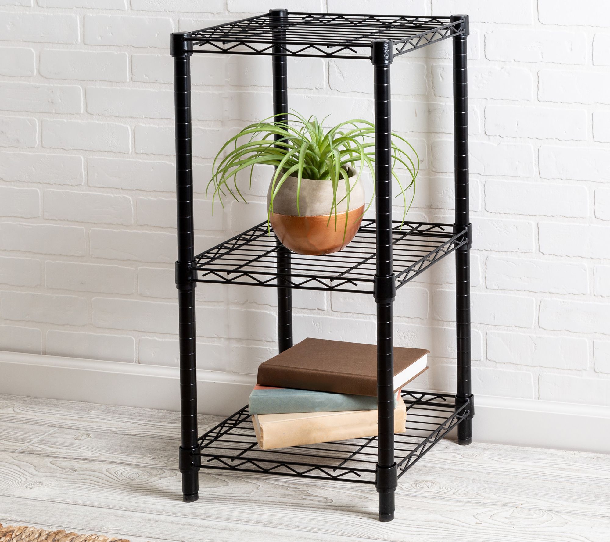 HoneyCanDo 3 Tier Adjustable Storage Shelving Unit