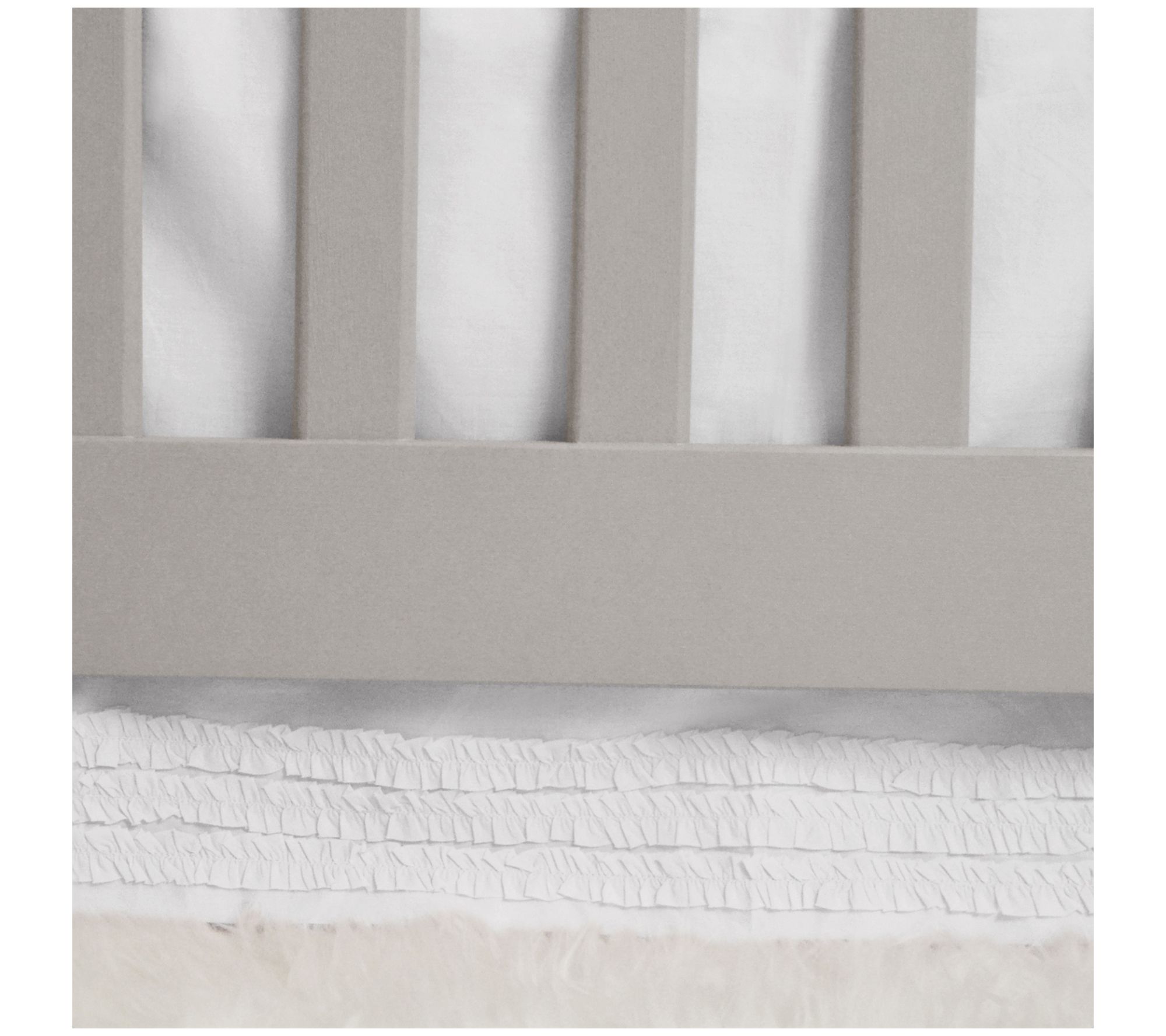 Hello Spud Petite Ruffle Crib Skirt