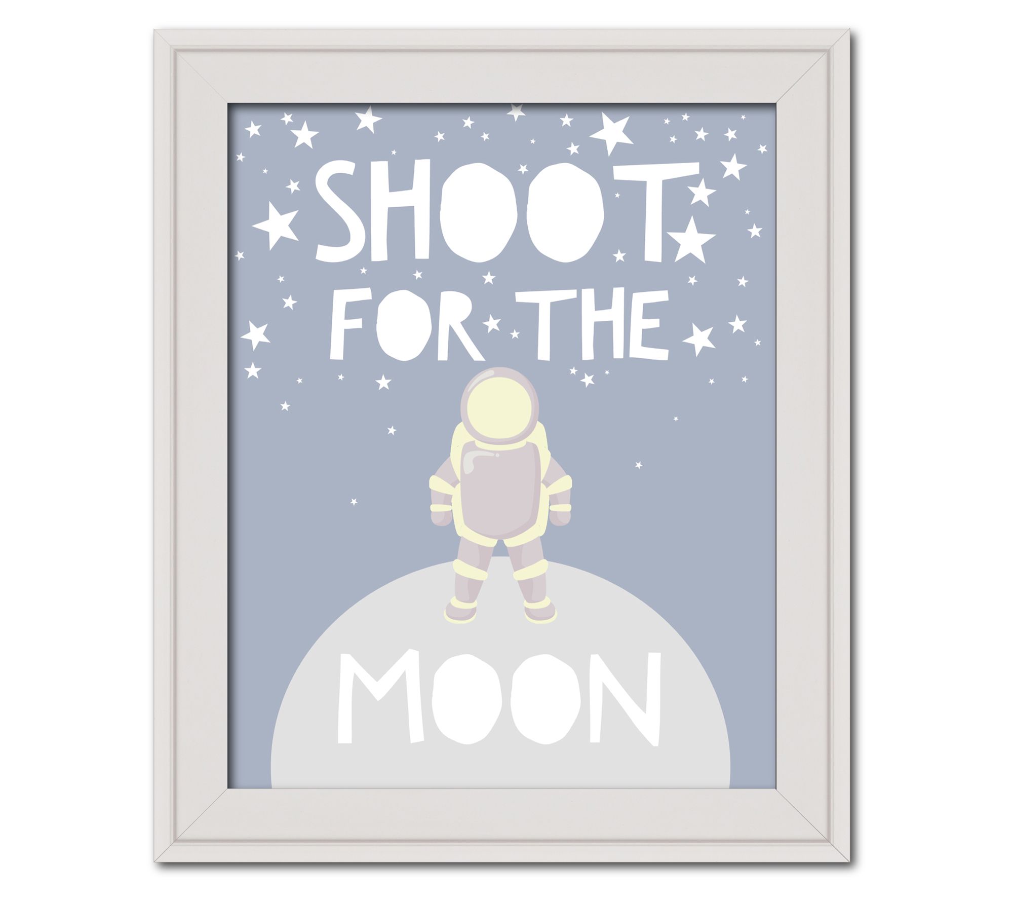 Courtside Market Shoot For The Moon 16" x 20" Framed Art