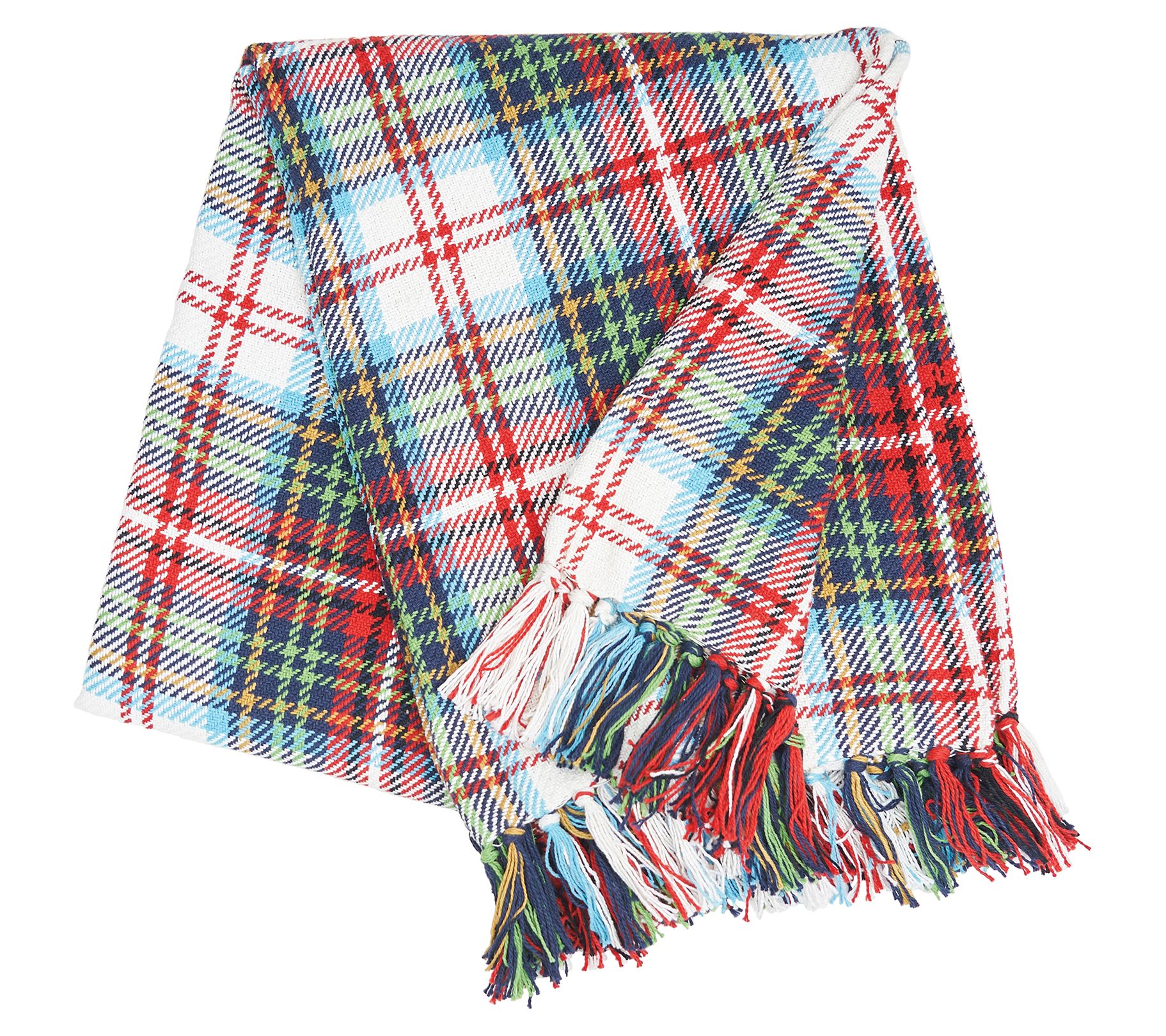 Morris Plaid 50" x 60" Woven Throw by Valerie