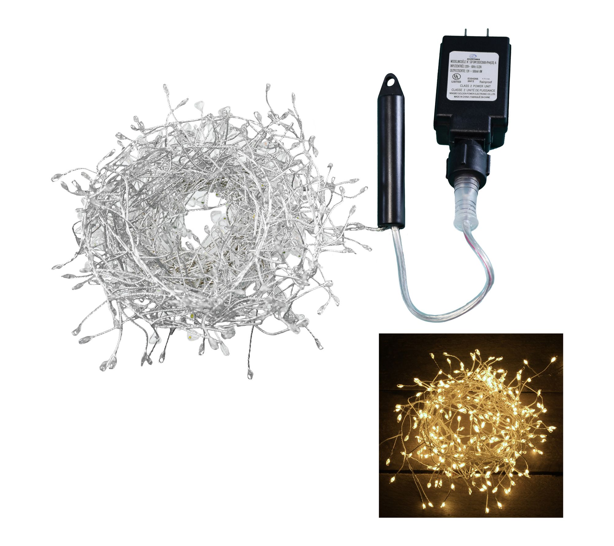 LumaBase Electric Firecracker LED String Lights