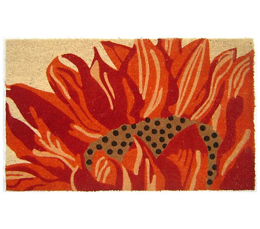 Bleach Sunflower- Coir Doormat with PVC Backing