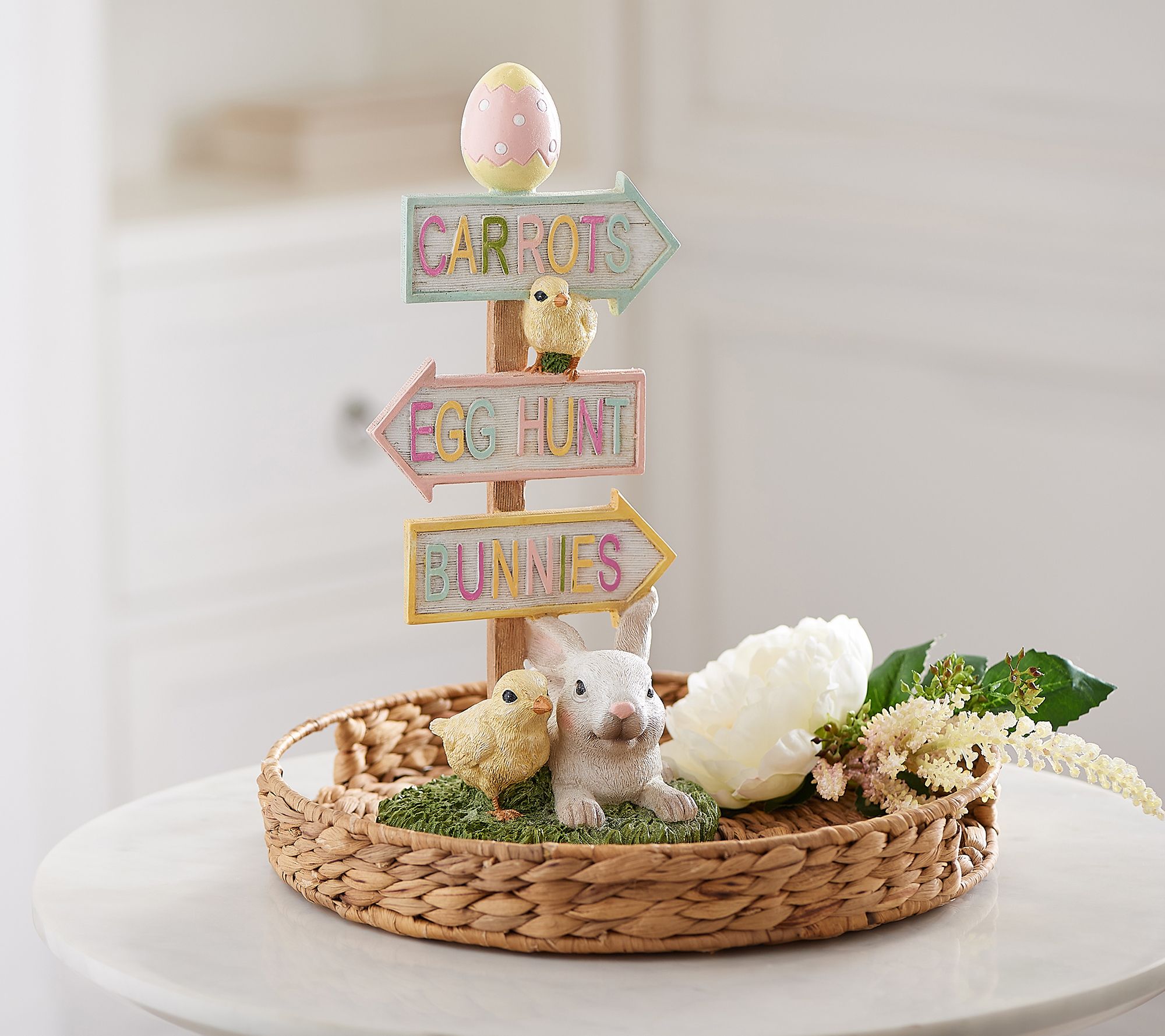 Easter Bunny Decorations Spring Indoor Home Decor Bunny Figurines – Pure  Scents Candles