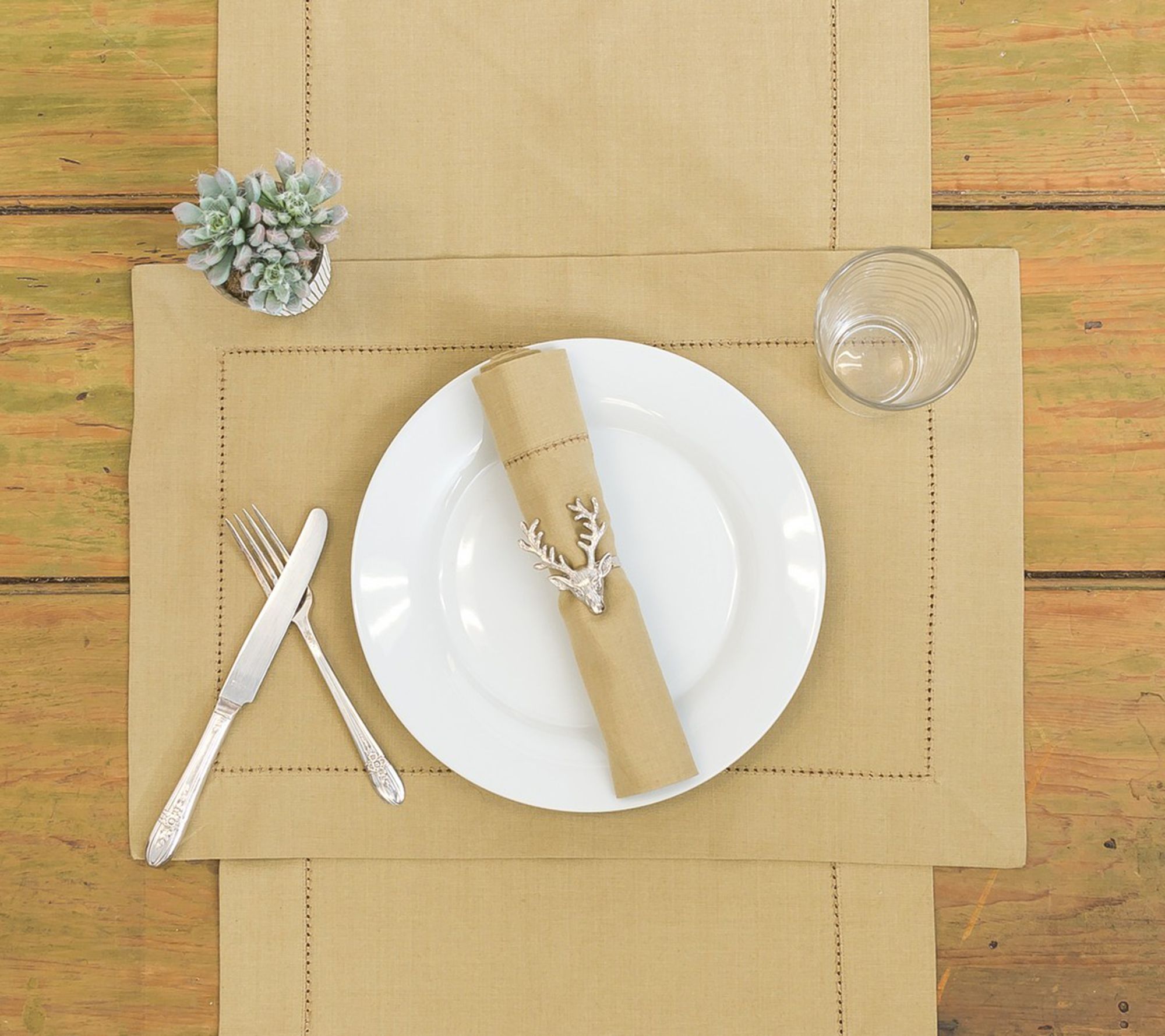 C&F Home Hemstitch Table Runner