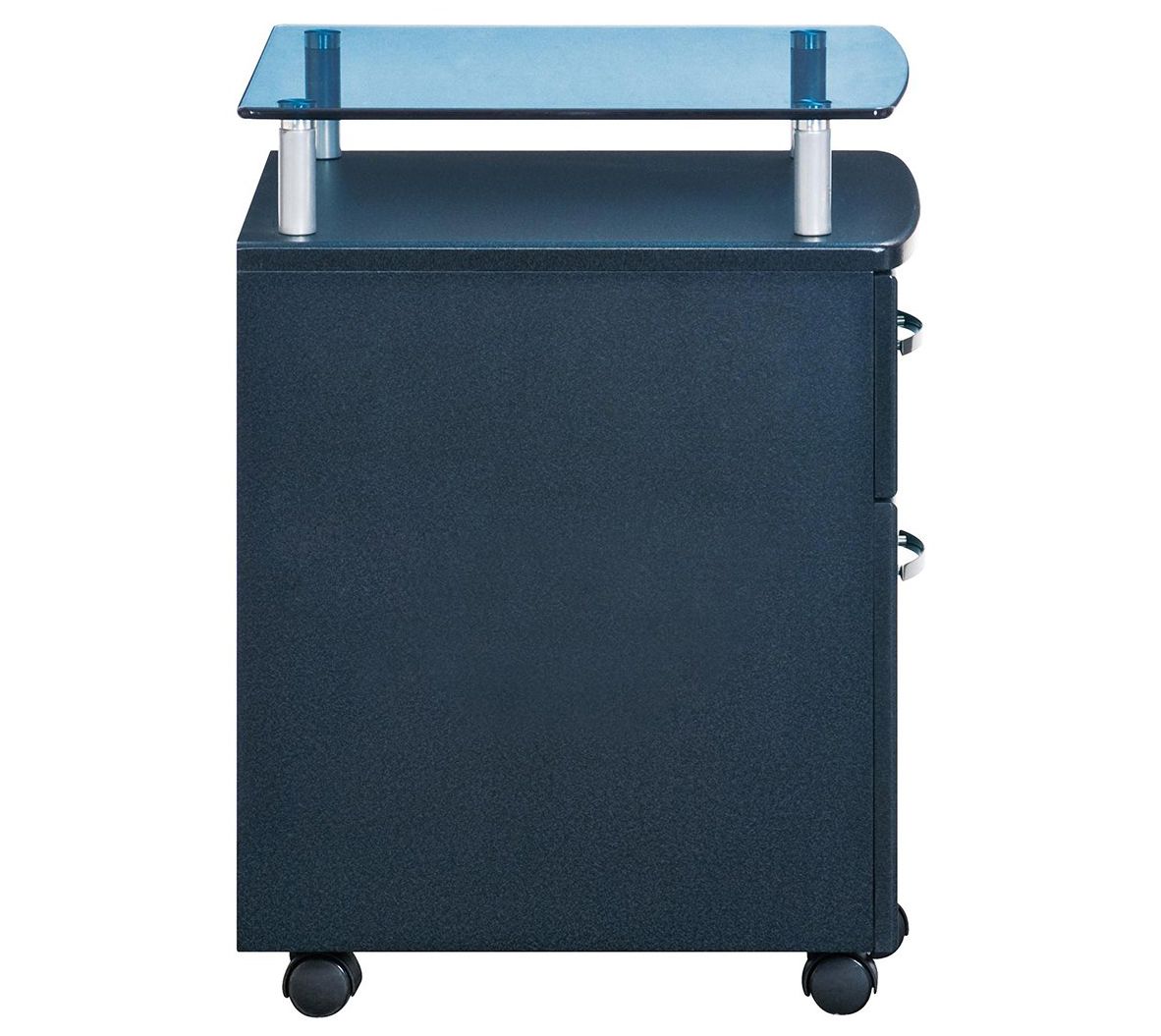 Techni Mobili Rolling File with Glass Top