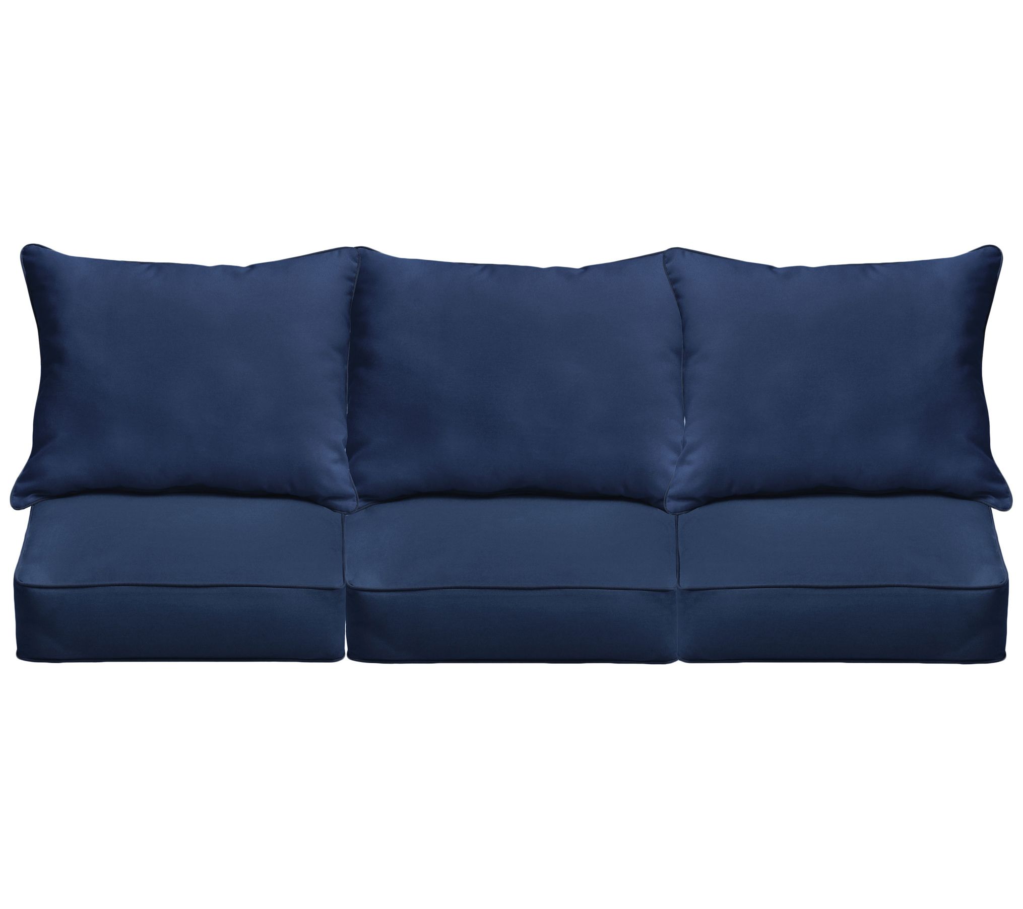 Sunbrella Deep Seating Sofa Pillow and CushionSet 23x25x5