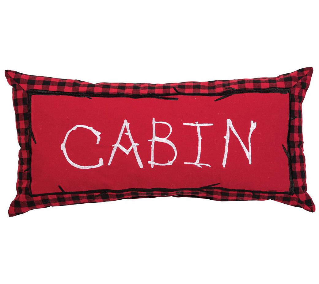 C&F Home Buffalo Check Cabin Pillow