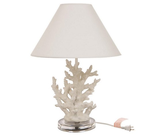 Glitzhome Coral Coastal Beach Table Lamp