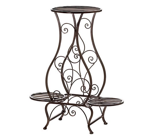 Zingz & Thingz Hourglass Triple Plant Stand