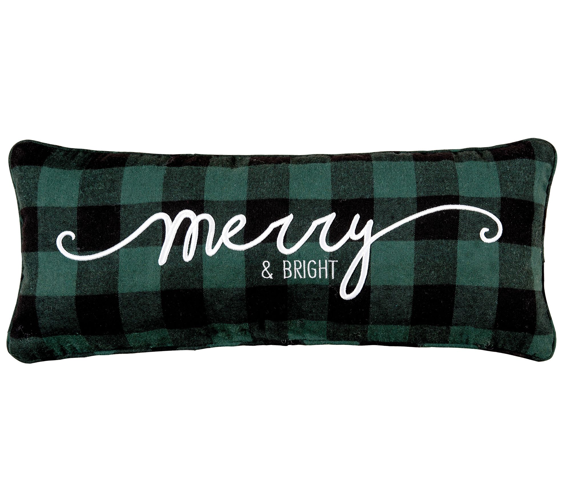 C&F Home Merry Embroidered Throw Pillow