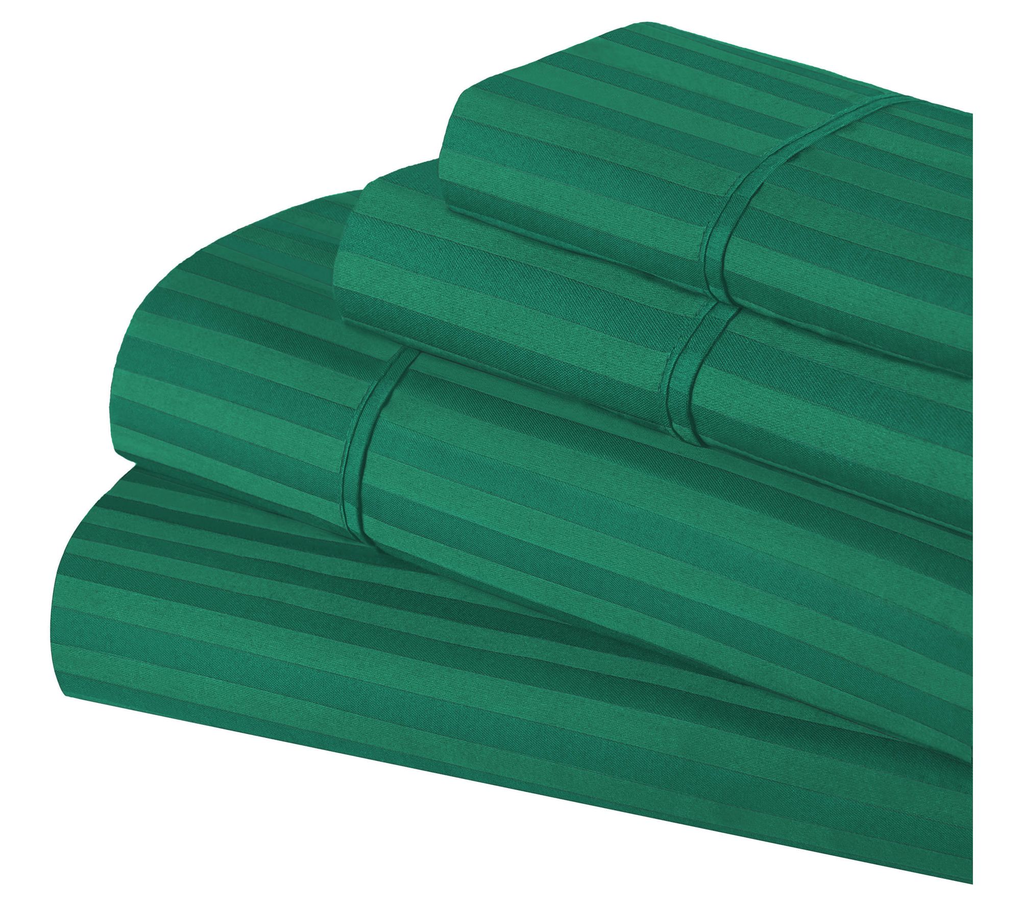 Superior Striped Egyptian Cotton Deep Pocket Sh eet Set, Full