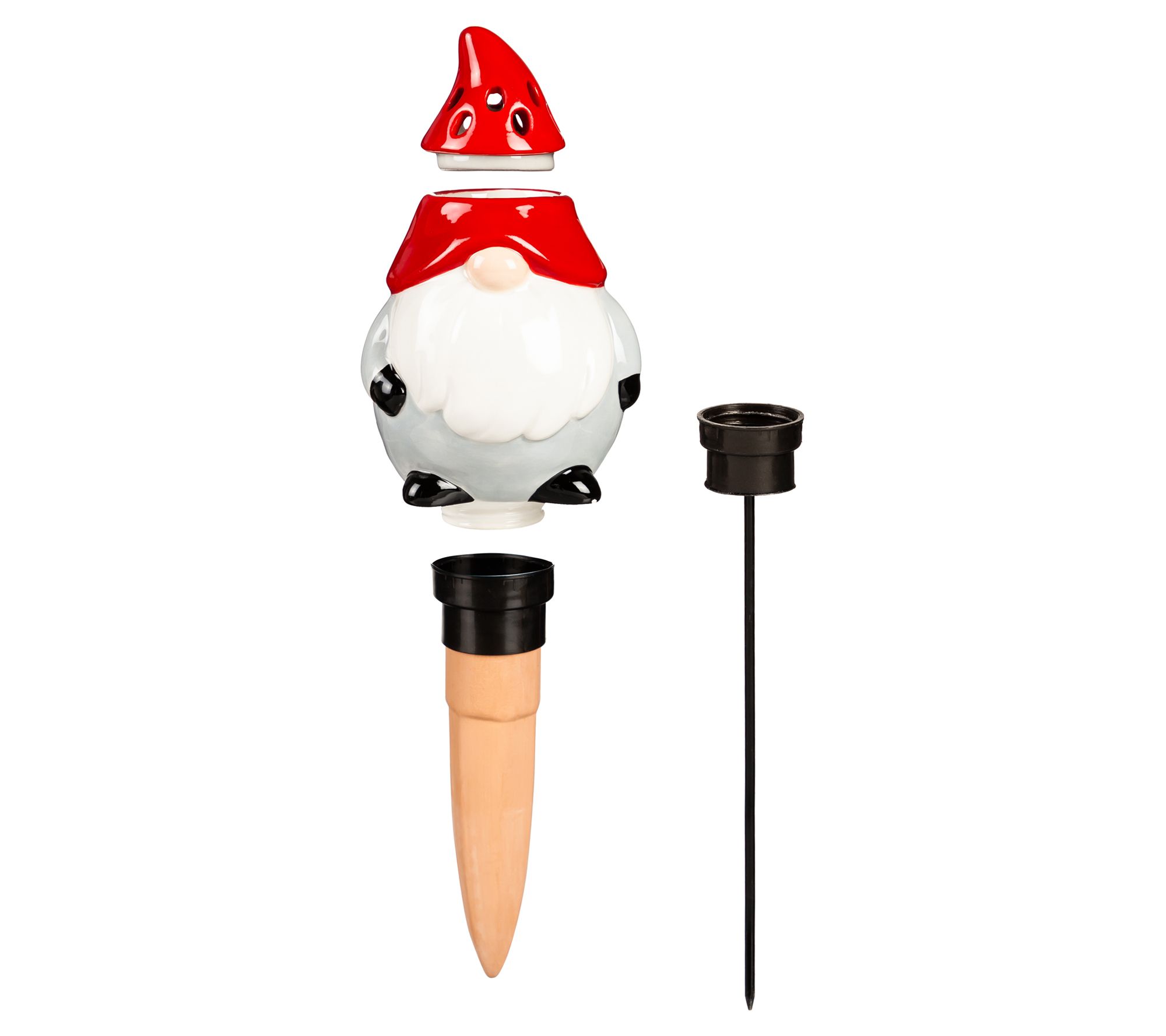 Evergreen Ceramic Fruit Fly/Fungus Trap & Watering Globe Set