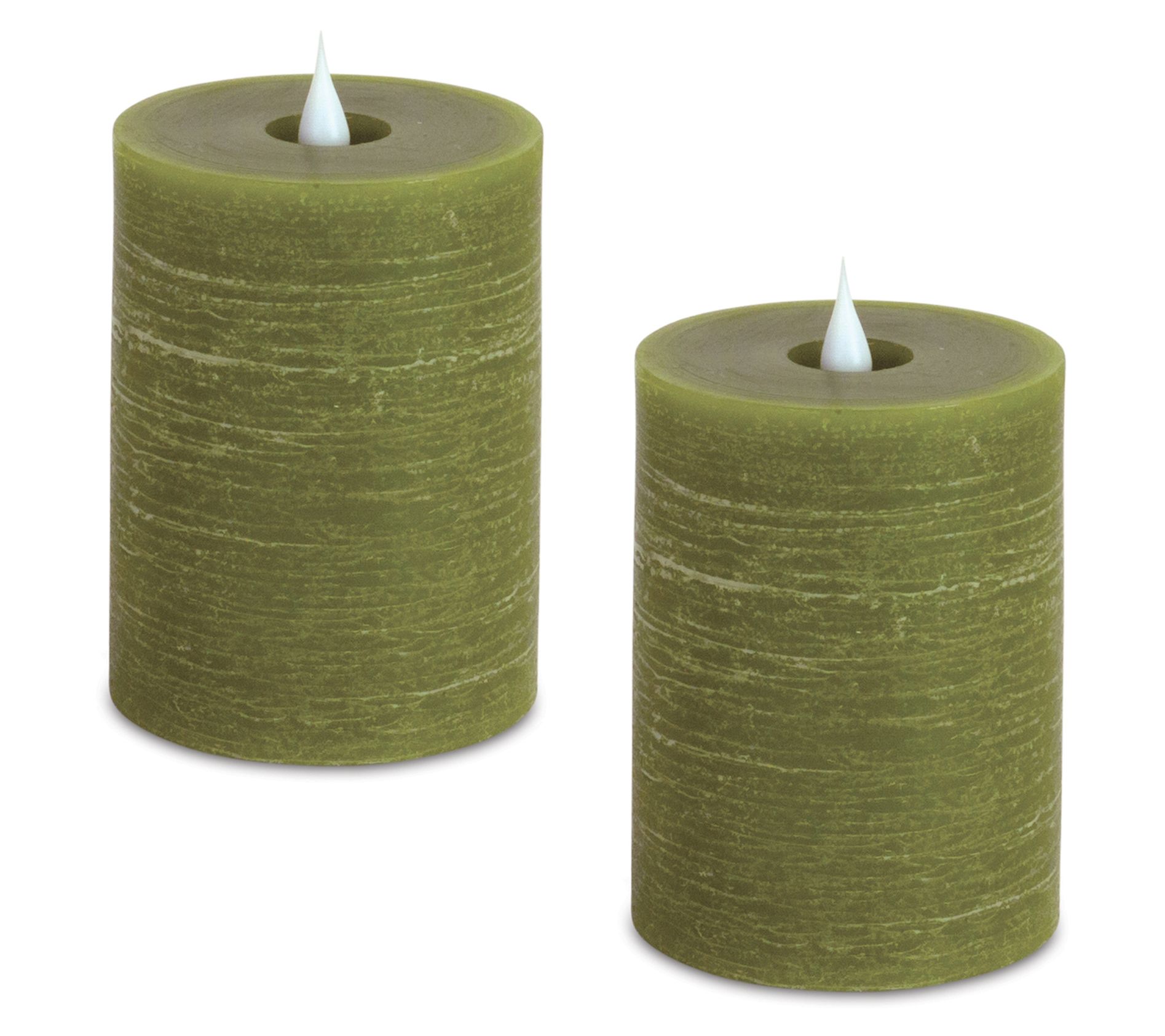 Melrose Pack of 3 Dark Brown Battery Operated Outdoor LED Candle