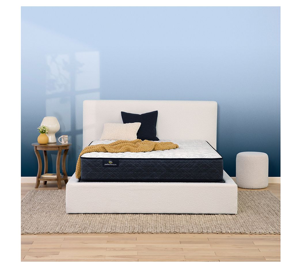 Serta Adoring Night 10.5" Firm Mattress Set -Queen