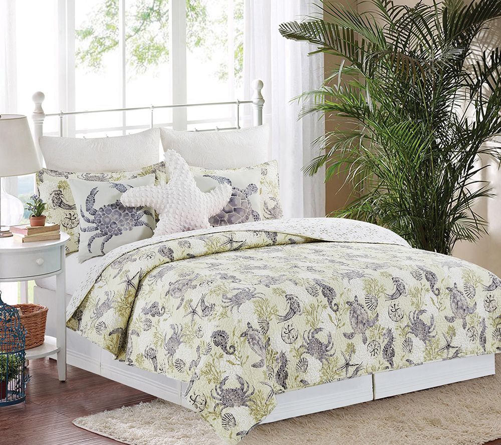 Cannon Beach King Quilt Set by Valerie