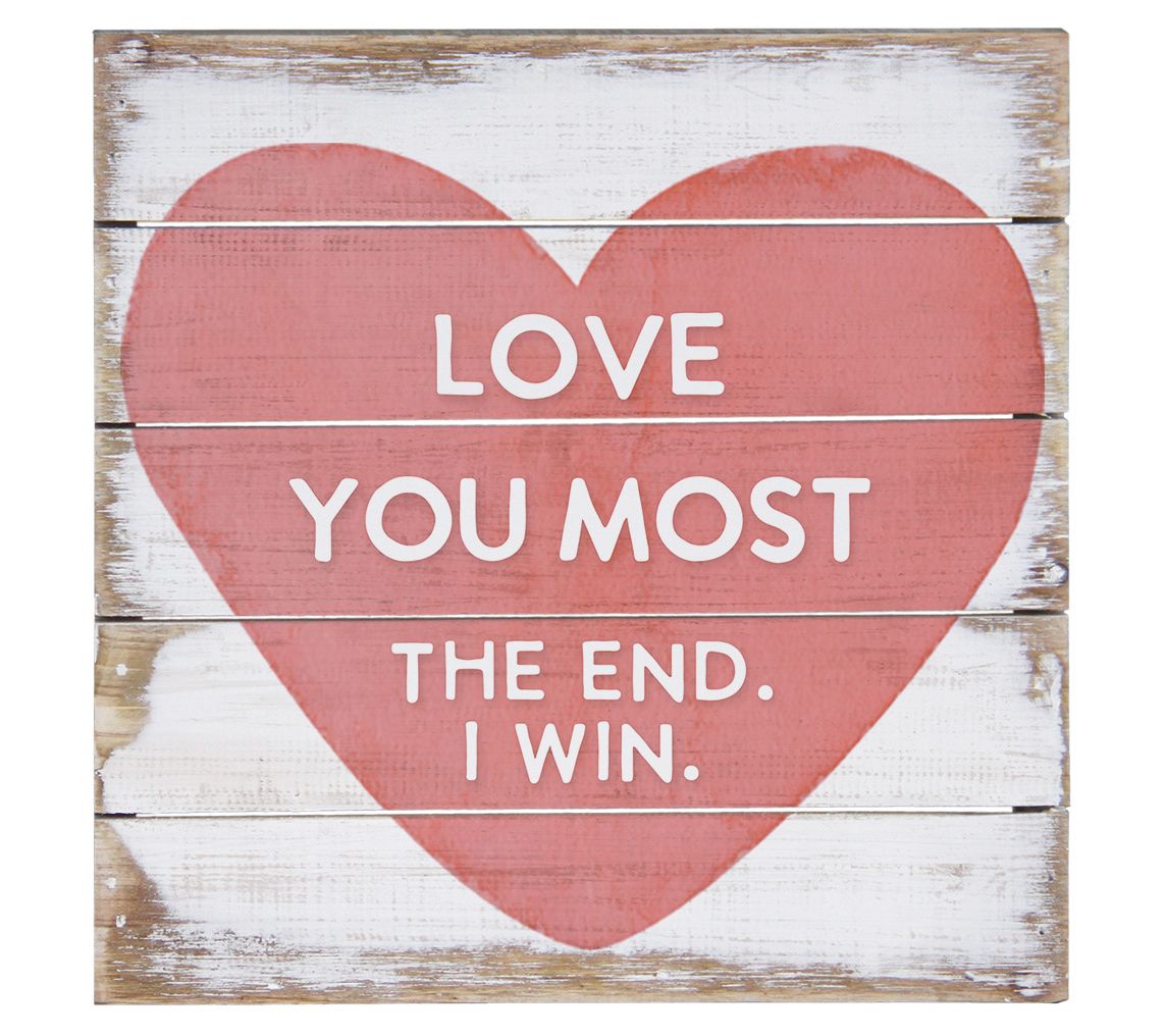 Sincere Surroundings 8" Love Most Heart PalletPetite